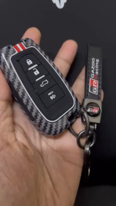 เคสรีโมทรถ Toyota Cross CHR Altis 2025 (Alloy Luminescence 3D Silicone Push button Guard) แบบ 3 และ 4 ปุ่ม ใส่ได้