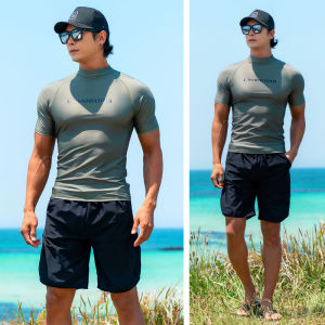 Casual Surf Swimsuit for Men Quick Dry Anti-Sun Nylon Material Suitable for Diving and Snorkeling Large Size Available