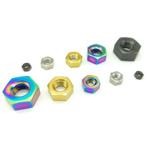 Vitaltitanium Titanium Đai Ốc Lục Giác M3 M8 M10 Đai Ốc Lục Giác Đai Ốc Hợp Kim Titan Cho Xe Đạp Xe Máy Ô Tô Đai Ốc Ti Giá 1 Chiếc