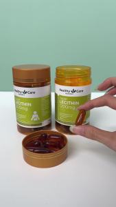 Healthy Care Mầm đậu nành Lecithin 1200mg – Hỗ Trợ Gan Giảm Mỡ Máu – Hộp 100 Viên