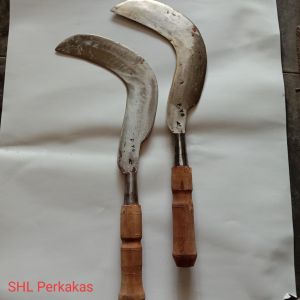 SABIT TEBANG TEBU 2 SISI UKURAN KECIL ALAT PANEN TEBU KAYU SERBAGUNA