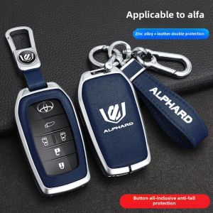 Applicable to 2015-2023 Toyota ELFA Key Cover Alpha Alphard Car Bag Metal Casing Buckle