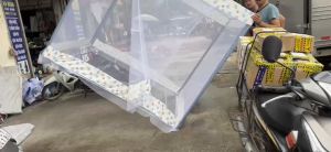 Trọn bộ khung Inox +màn cửa vén màn khung không khoan tường đủ kích thước