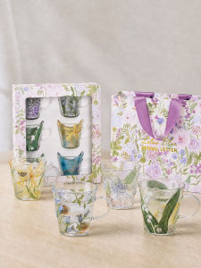 LOTUS BLUE | Luxury Niche Glass Cup Gift Set