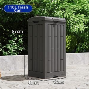 Large Capacity Outdoor Folding Trash Bin