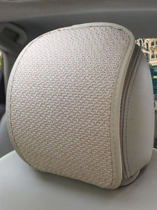Universal Car Headrest Cover for Men And Women Breathable Sweat Absorbent Business Style Linen Material Four Seasons Use