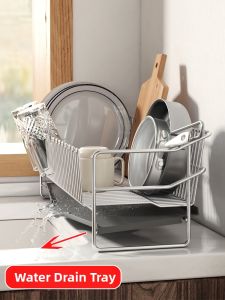 BANGJIE | Ultra-thin Stainless Steel 304 Kitchen Dish Drainer