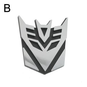 ใหม่ 3D สติ๊กเกอร์รถสําหรับ Transformer Badge Decepticon Emblem Tail Decal Cool Autobots โลโก้จัดแต่งทรงผมรถจักรยานยนต์รถอุปกรณ์เสริม
