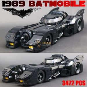 Jigsaw Puzzle 76139 Batman 1989 Batmobile Movie Version Assemble China Building Block Toy 7188