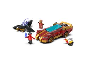 LEGO Super Heroes Marvel 76310 Iron Man Car & Black Panther vs. Red Hul (295 Pieces) Super Heroes Toys (7 Tahun+)