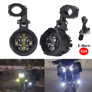 Đèn LED Hai Màu Đèn Pha Xe Máy Đèn Pha Sương Mù Trắng + Vàng Đèn Phụ Cho Honda CRF1100L CRF 1100L CRF1100L