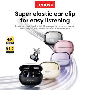 Choice Lenovo LE302 OWS Ear clip Wireless Earphones Low Latency HD Call Bluetooth Headphones HiFi Music Sport Fashion Earbuds