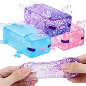 Squishy Maltose Squeeze Stress Relief Toy / Jelly Glitter Fidget / Anti-Stress Toys / Party Favor Birthday Gifts
