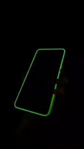 DEAMOR Tempered Glass Neon Oppo A3S A17K A18 A31 2020 A33 A38 A52 A53 A57 4G A58 4G A72 A74 A77S A78 A79 5G A92 A98 5G F11 Anti Gores Glow In The Dark-Red Blue