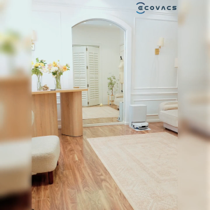 Robot hút bụi thông minh Ecovacs T90 PRO OMNI - Lực hút tối đa 30.000 Pa - AI Stain Detection 2.0 - ZeroTangle 4.0