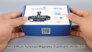 TrustFire MT18 ไฟฉายคาดหัว สูงถึง 1100 ลูเมน กันน้ำและกันฝุ่น มาพร้อมหางแม่เหล็กและการชาร์จเร็วแบบแม่เหล็ก