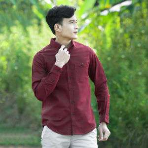 Kemeja Pria Lengan Panjang Polos Slimfit Hijau Wardah Murah Distro 5371 NFZ Kemeja Kasual Pria Lengan Panjang Slimfit Polos All Varian