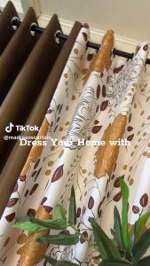 Camelia Brown 10RINGS PER PC - Mocha Mousse Curtain - 2025 Color of the year - 5FT up to 9FT LONG