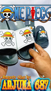 ARJUNA 687 - ONE PIECE TENGKORAK JOLY ROGER Sandal Anak Anime