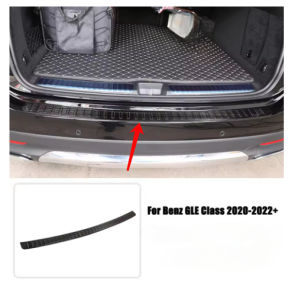 For Mercedes Benz GLE Class W167 V167 GLE350 GLE450 GLE300 400 2020-2022+ Car Accessories Rear Trunk Sill Guard Plate Trim XD