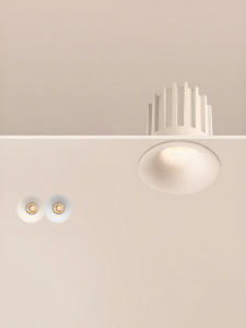 JINGYA | Flush Mounted Frameless LED Spotlight 55mm Anti-glare Milk Style