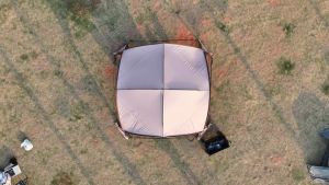 Upgraded zipper dome tent for multi-person extra-large sunshade waterproof outdoor camping and picnic