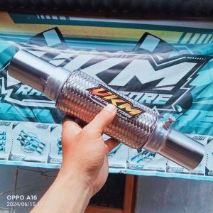 knalpot Fleksibel ngir ngir non turbo pemasangan las