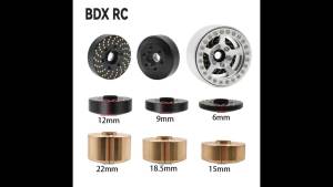 Brass Wheel Hex Hub Adapter for 1.9 2.2 Beadlock Wheel Rim RC Crawler Car Axial SCX10 Capra TRX4 TRX6 Weights