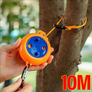 YESPERY 10M Portable Retractable Clothesline Outdoor Travel Camping Hotel Windproof Anti-slip Laundry Hanger Drying Rope