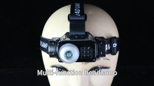 ASAFEE T172 800LM Motion Sensor RGB Multi-Color LED Headlamp Dual Switch 90° Adjustable Type-C Fast Charging Waterproof Headlight