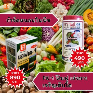 กำจัดหนอน บีที [Aiki-BT] สารชีวินทรีย์ประสิทธิภาพสูง สกัดจากธรรมชาติ FK-1
