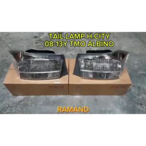 HONDA CITY TMO 2008-2010 REAR BUMPER TAIL LAMP BRAKE LIGHT SIGNAL ALBINO DESIGN JEPUN JDM