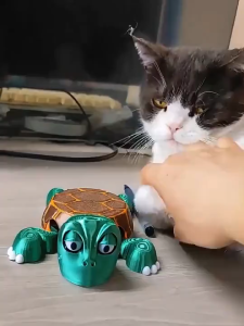 3D Printed Turtle Coaster Cup Mat Funny Toy Turtle Base Decoration Childrens Model Cup Mat Toy