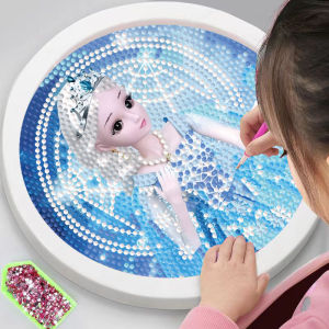 DIANDIANHUA | Elsa Princess Full Drill DIY Diamond Painting Kit Educational Toy