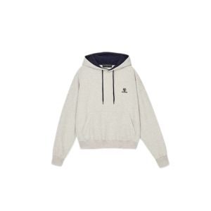 [Official Authentic Products] Muahmuah Hooded Sweatshirt Female 2024 New Arrival Small American Shoulder Autumn Winter Coat