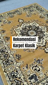 SUPER SHAMA Karpet Lantai 100x150 SS615 Brown