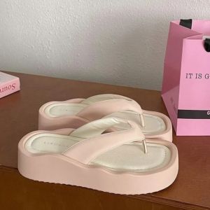 Slippers Womens New Style 2024 Sorenpanty Original Korean Edition Fashion Flip Flops for Women