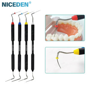 Dental Buchanan Hand Plugger Vertical Pluggers 4 Sizes Root Canal Filler Stainless Tip Fill Obturation Endodontic