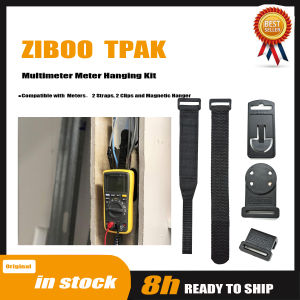 Multimeter Meter Hanging Kit Compatible with Meters，2 Straps 2 Clips and Magnetic Hanger.