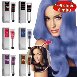 Kem Nhuộm Tóc Lâu Trôi 100g Màu Tóc Tự Làm Dịu Nhẹ Sáp Tạo Kiểu Dưỡng Tóc Che Phủ Màu Trắng Gel Tạo Kiểu Đất Sét Tạo Kiểu Chắc Chắn