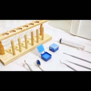 Bộ 50 1 Inch Răng Giả Xốp Hộp Bảo Quản Nhựa Đa Năng Giữ Răng Giả Di Động Ốp Lưng Có Thể Tháo Rời Xốp Cho Răng Giả