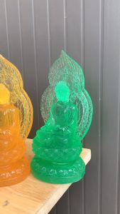 Tượng phật adida (nhiều màu sắc) cao 19cm. trang trí tiểu cảnh bonsai ghép lũa để bàn trà phòng khách bàn làm việc trên ô tô đồ thờ cúng phong thủy…