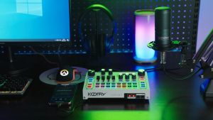 KOORFLY KF01 การ์ดเสียง ไมค์อัดเส เมนูไทย 48V Tri-Core XLR Interface อุปกรณ์บันทึกเสียงรบกวนแบบมืออาชีพ การ์ดเสียงสด Sound Card