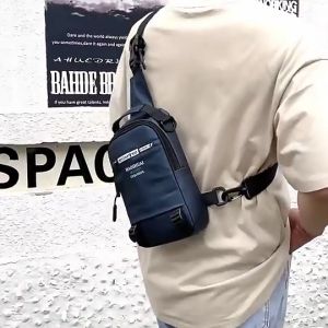 HAOSHUAI SL123 - TAS SELEMPANG DISTRO PRIA IMPORT SLEMPANG OLAHRAGA MURAH ANTI AIR SLING BAG PREMIUM MULTIFUNGSI