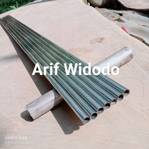 pipa stainless 3/8 inci panjang 1 meter