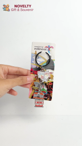 Souvenir gantungan Kunci Jakarta Renteng Oleh oleh Negara Indonesia