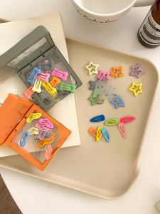 Mini Candy Colored Childrens BB Hair Clips Macaron Style Baby Girl Hair Accessories Cute Side Hairpins Korean Style Infant