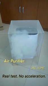 ONE HOME Smart Air Purifier with UV-C Sterilization Anti-smog Filter Smoke and Odor Air Cleaner with HEPA+Activated Carbon Filter Four-stage Purification Dust Removal LCD touch Control Real-time Air Quality Sensor Gentle for Baby On Sale