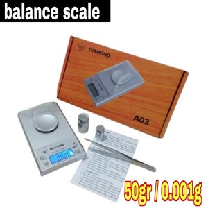 (TJ) 50gr 0.001g timbangan digital emas pocket scale 1mg/0001gr