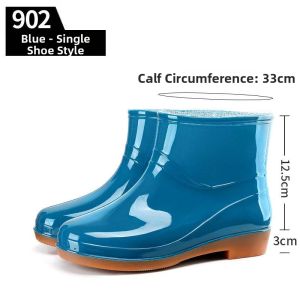 Spring Autumn Waterproof Anti-slip Rain Shoes